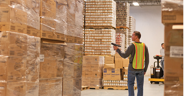 Handheld im Einsatz in der SAP Logistik